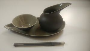 CREAM & SUGAR SET - SAGE