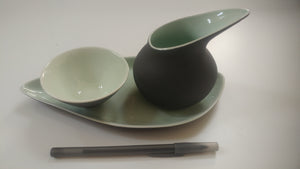 Olive Oil & Balsamic Porcelain Set