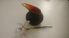 Load image into Gallery viewer, Black Porcelain Creamer for Olive Oil, Maple Syrup, Salad Dressing
